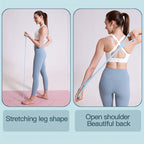 3pcs Silicone Resistance Bands Set, Non-Slip Medium Tension Stretch Straps for Fitness, Yoga, Strength Training, Home & Outdoor Exercise Equipment for Men and Women, Gym Accessories