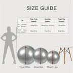 1pc Extra Large Thickened Yoga Ball, Silvery PVC Fitness Ball for Balance and Sensory Training, Adult Exercise Equipment with Air Pump and Nozzle Included