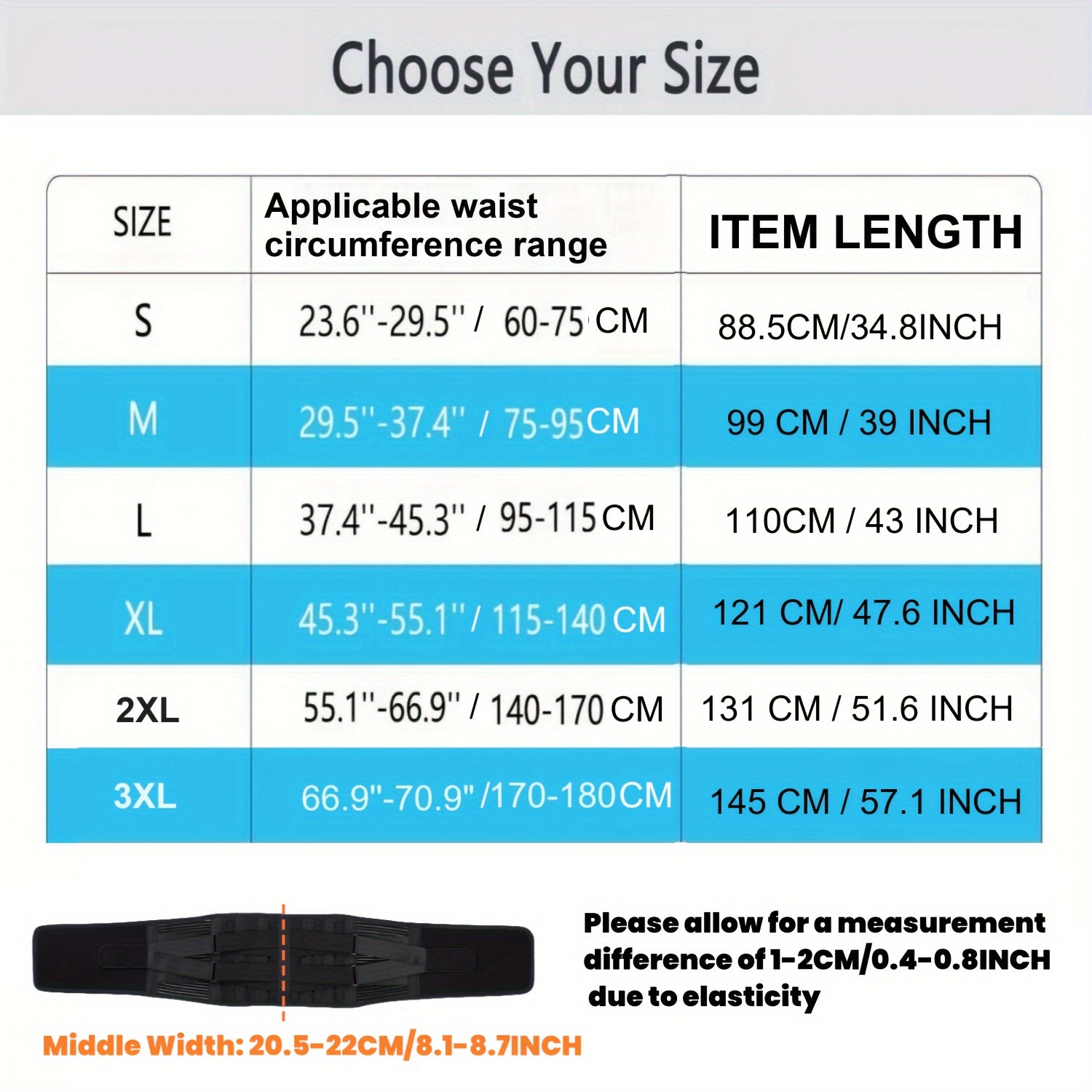 Adjustable Unisex Lumbar Support Belt, Breathable Waist Wrap for Gym, Yoga, Fitness, Exercise, Squat, Weightlifting - Hand Washable Buckle Closure Lower Back Brace