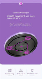 Internet Celebrity Purple 3D Exercise Yoga Twist Disc 10.4In * 10.4In * 11In (For 200Kg) Dance Twist Machine Lazy Twist Machine Exercise Body Twist Disc