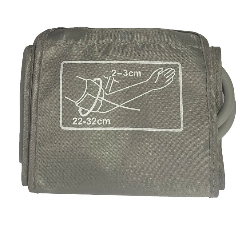Adult Manual Arm Blood Pressure Monitor Cuff Belt Double Tube Mercury Sphygmomanometer Upper Cuff Sleeve Tonometer 22-32cm