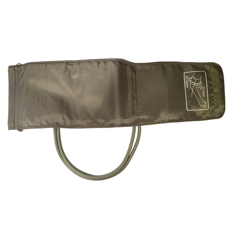 Adult Manual Arm Blood Pressure Monitor Cuff Belt Double Tube Mercury Sphygmomanometer Upper Cuff Sleeve Tonometer 22-32cm