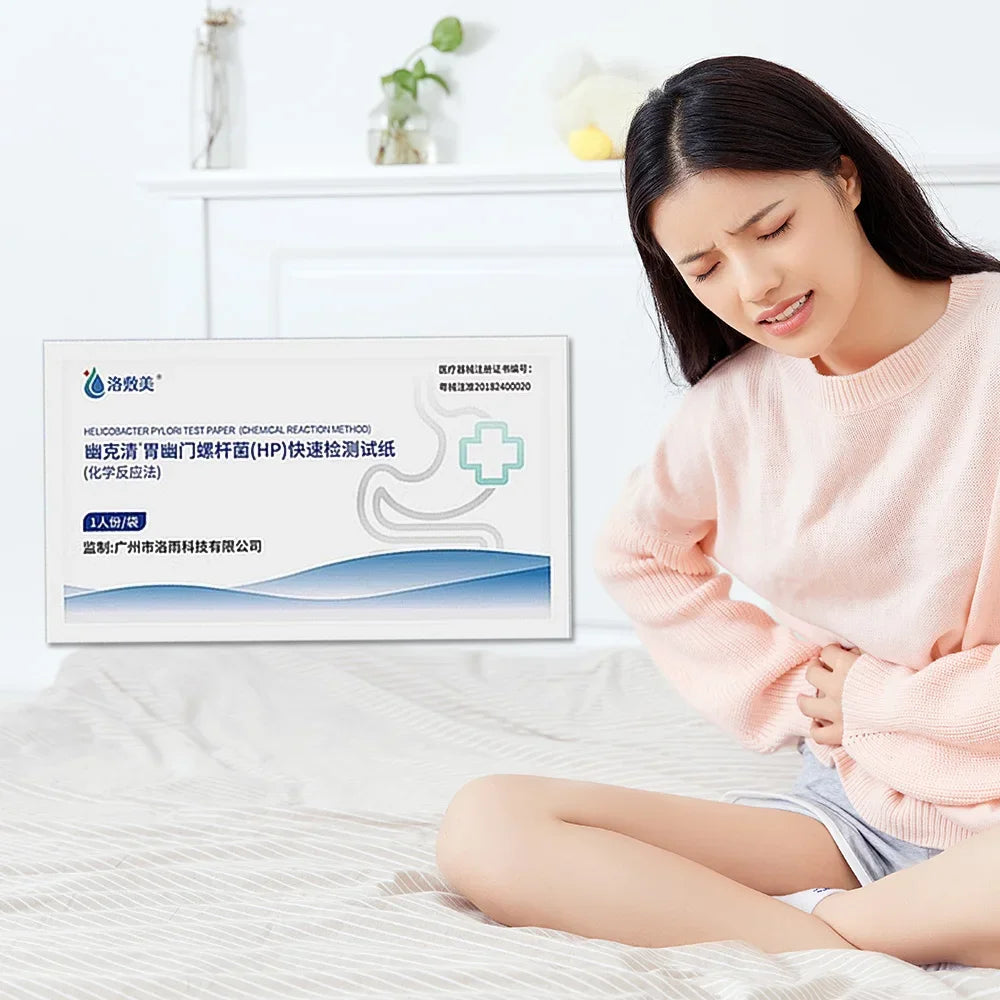 Helicobacter Pylori Detection Oral Saliva Self Test Stomach Pain Gastritis Measure Rapid Accuracy Physical Health Testing
