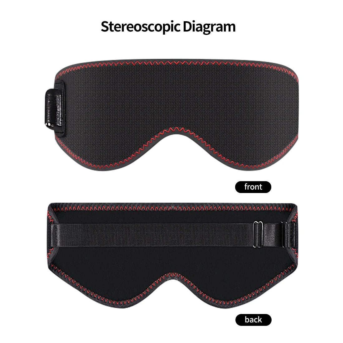 Heated Eye Mask Eye Mask for Dry Eyes with 3 Heat Levels Hot Compress Warm Compress Heating Pad for Sleep Dark Circles