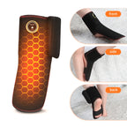 Wireless Ankle Heating Pad Electric Vibration Massage Heated Foot Hand Wrap for Wrist Ankle Rechargeable Heating Wristband Brace