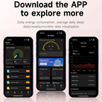 New Health Smart Bracelet Men Women Fitness Sports Band Stress Test HRV Monitor Waterproof Pedometer Smart Watch for Android iOS