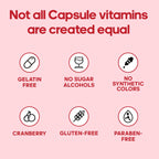 Quitmood Queen's Female-Focused Once-daily Women's complete V- Probiotics for Women - pH Balance, Odor Control, Yeast & Flora