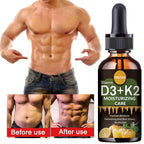 Vitamin C D3+K2 improve abdominal blood circulation, improves Muscles supports bone health boosts immune system
