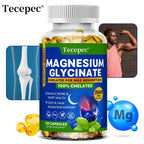 Magnesium Glycinate Supplement, Highly Absorbed, Supports Muscle Relaxation and Recovery, Maximum Bioavailability, 120 Capsules