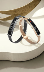 New Health Smart Bracelet Men Women Fitness Sports Band Stress Test HRV Monitor Waterproof Pedometer Smart Watch for Android iOS