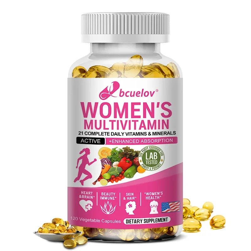 Multivitamin Mineral Supplement Antioxidant, Improved Nutrient Absorption Heart Health Natural Energy Support Multivitamin