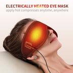 Heated Eye Mask Eye Mask for Dry Eyes with 3 Heat Levels Hot Compress Warm Compress Heating Pad for Sleep Dark Circles