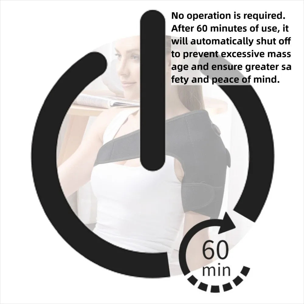 3 Heat Levels Heated Knee Wrap 6 Adjustable Vibrations Joint Pain Relief Heated Knee Brace Arthritis Pain Relief