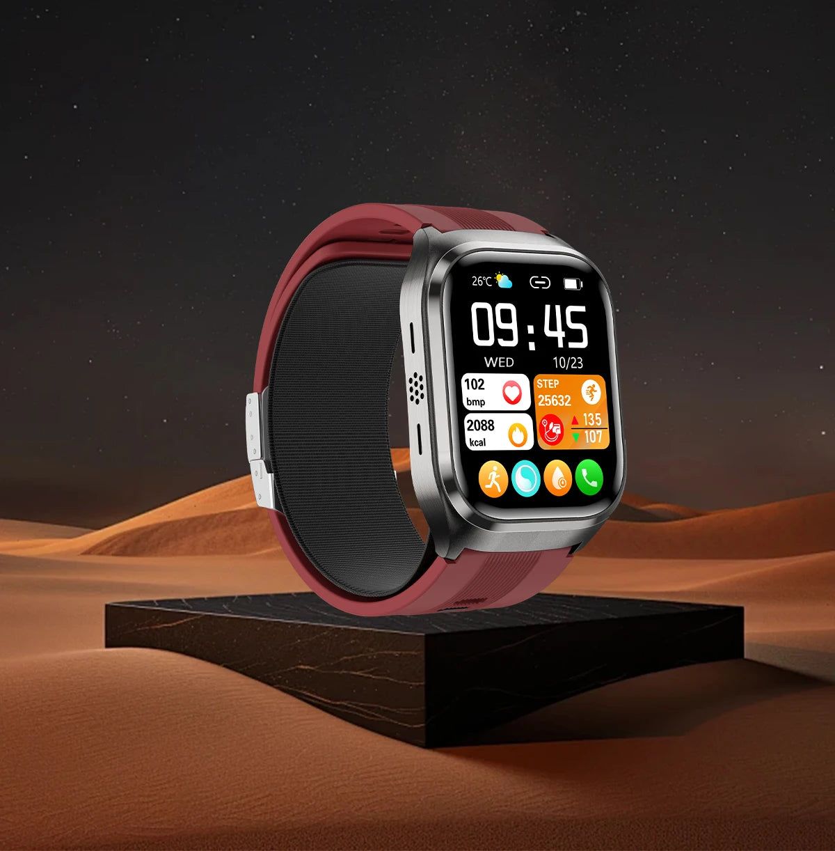 NEW Air Pump Airbag Blood Pressure Accurate Diagnosis Smart Watch ECG Temp Blood Fat Uric Acid Men Three High Monitor Smartwatch