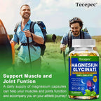 Magnesium Glycinate Supplement, Highly Absorbed, Supports Muscle Relaxation and Recovery, Maximum Bioavailability, 120 Capsules
