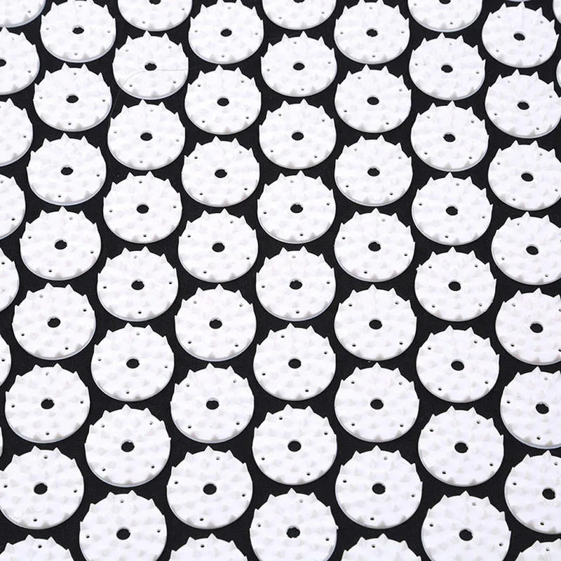 Acupuncture Massager Yoga Mat Pillow Massage Pain Relief Stress Back Pain Spike Acupuncture Mat and Pillow Set with Bag