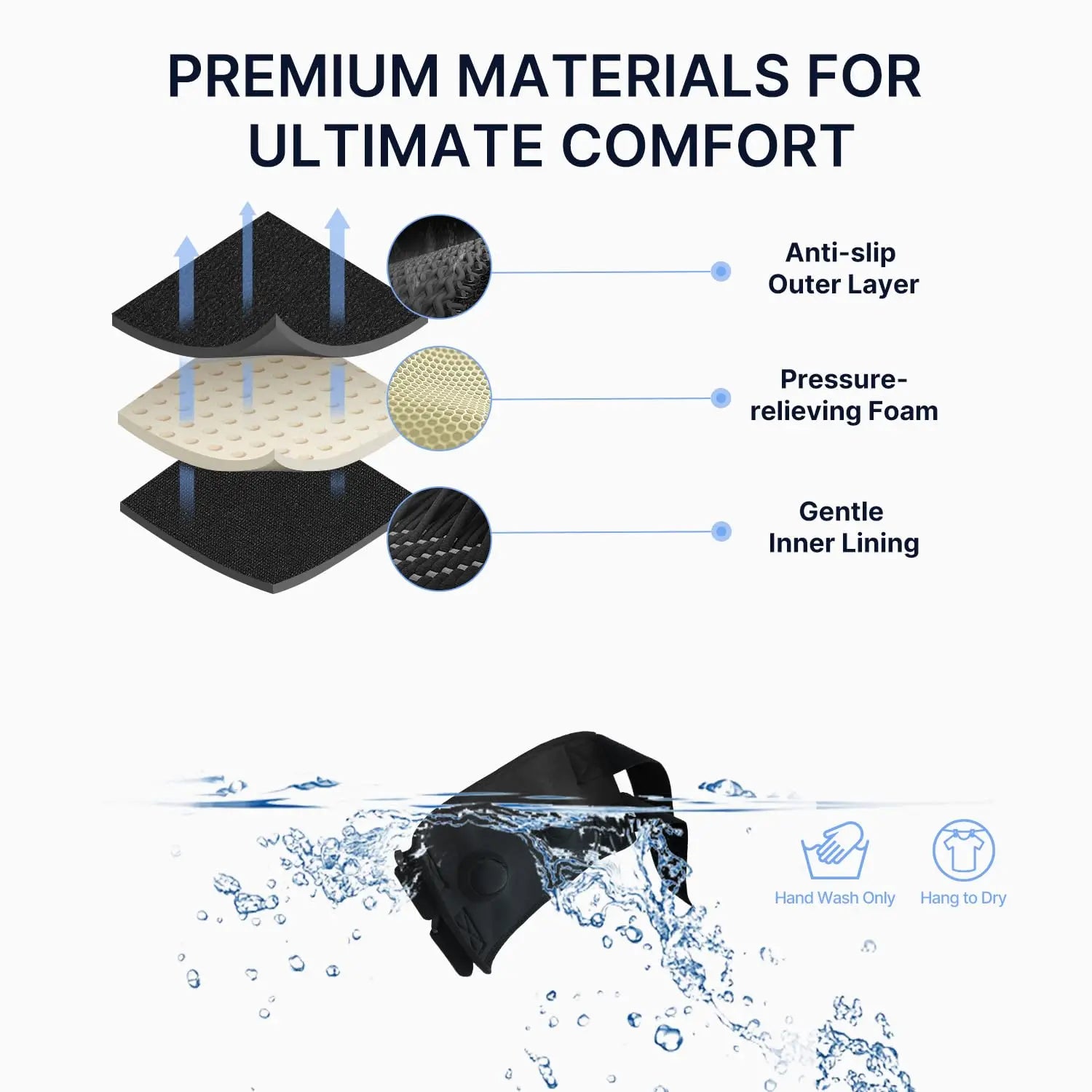 Fit Sciatica/Patella Pain Relief Devices:  – Sciatic Nerve Brace with Dual Pressure Pads Targeted Compression for maximum Relief