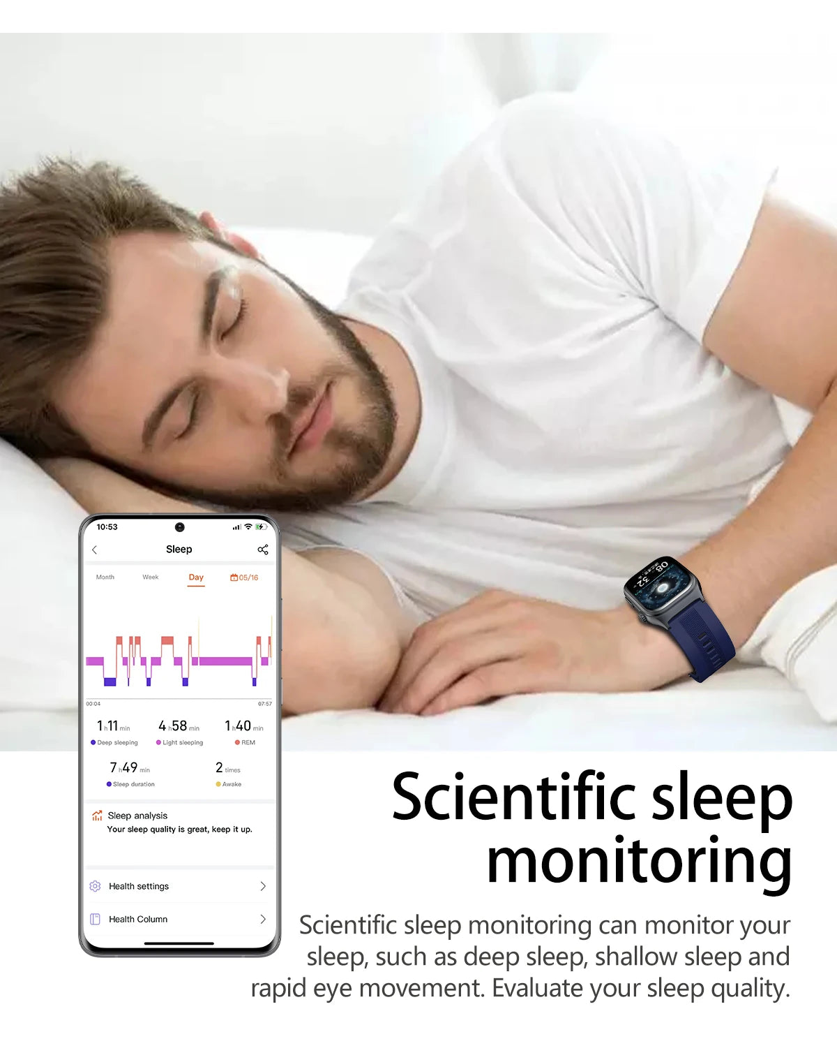 NEW Air Pump Airbag Blood Pressure Accurate Diagnosis Smart Watch ECG Temp Blood Fat Uric Acid Men Three High Monitor Smartwatch