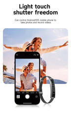 New Health Smart Bracelet Men Women Fitness Sports Band Stress Test HRV Monitor Waterproof Pedometer Smart Watch for Android iOS