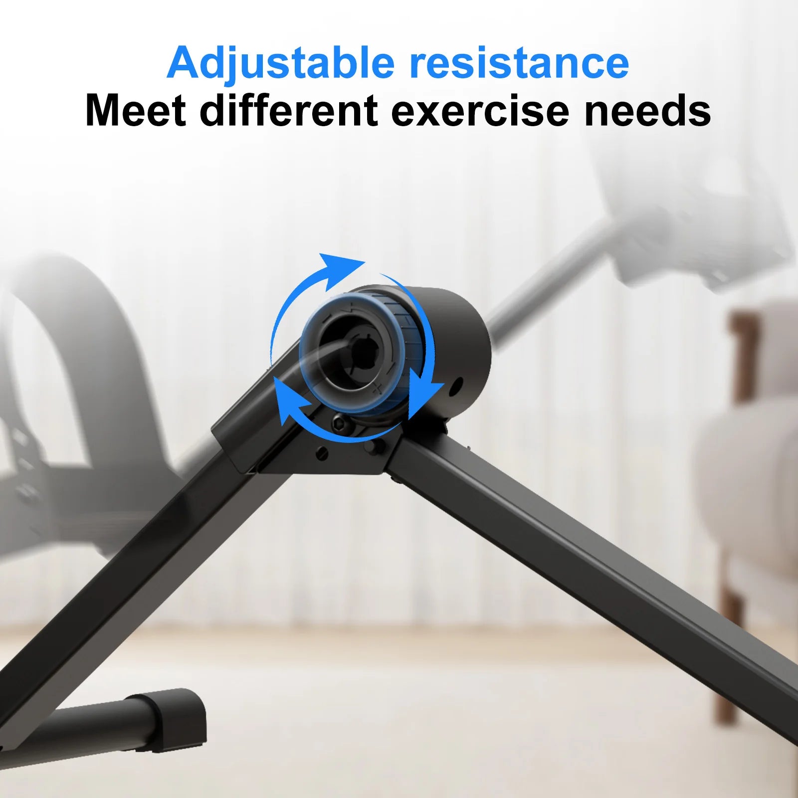 Under Desk Bike Pedal Mini Exercise Bike with Electronic Display for Indoor Leg and Arm Recovery  Folding Pedal Exerciser