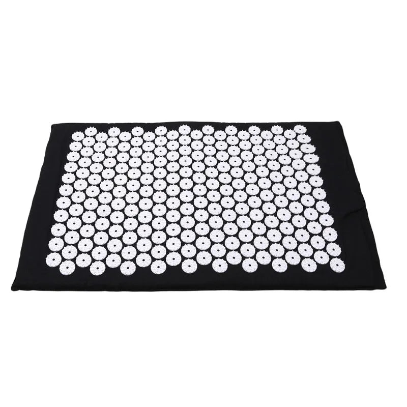 Acupuncture Massager Yoga Mat Pillow Massage Pain Relief Stress Back Pain Spike Acupuncture Mat and Pillow Set with Bag