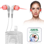 Tinnitus Ear Laser Therapy 650nm LLLT Irradiation Laser Physiotherapy Earplug Otitis Media Deafness  Hypertension Treatment