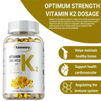 Vitamin K2 MK-7 Supplement - Supports Immune Function, Joint & Heart Health, Superior Absorption, Boosts Energy, Non-GMO