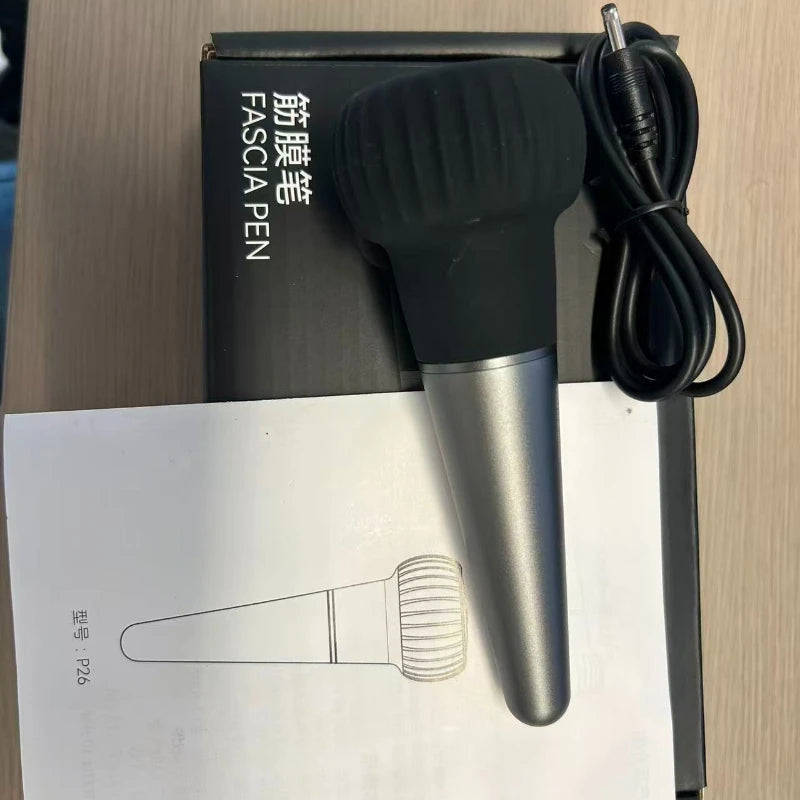 Acupuncture Fascia Pen Deep Tissue Vibration Massager Trigger Point Therapy Stick Reflexology Body Massage Tool for Pain Relief