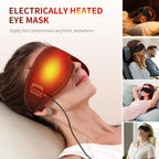 Heated Eye Mask Eye Mask for Dry Eyes with 3 Heat Levels Hot Compress Warm Compress Heating Pad for Sleep Dark Circles