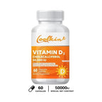 Vitamin D3 50000IU - Immune Support, Healthy Muscle Health, Strong Bones and Nervous System Health