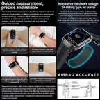 NEW Air Pump Airbag Blood Pressure Accurate Diagnosis Smart Watch ECG Temp Blood Fat Uric Acid Men Three High Monitor Smartwatch