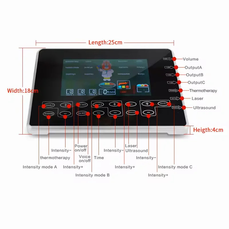 Physical therapy equipment pain relief machine