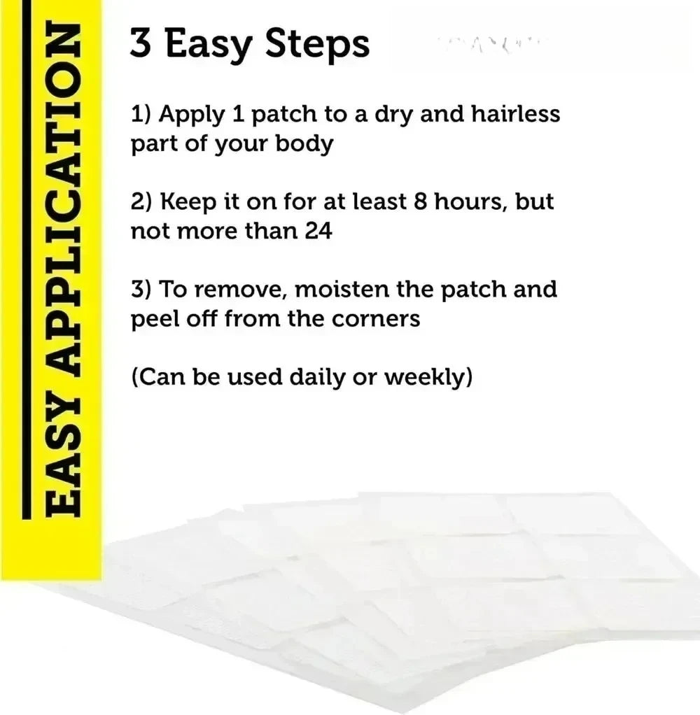 30 Patches Citicoline CDP CholineTransdermal Patches – Promotes Brain Health, Memory, & Focus