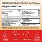 Children's Gummy Vitamins - with Vitamins C, D, B6 and Zinc, Flaxseed Oil Omega 3 To Support Children's DevelopmentSupplements