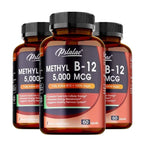 Vitamin B12 5000 Mcg - Supports Heart Health, Nervous System, Promotes Metabolism, Increases Energy Levels, Relieves Fatigue