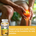Vitamin K2 MK-7 Supplement - Supports Immune Function, Joint & Heart Health, Superior Absorption, Boosts Energy, Non-GMO