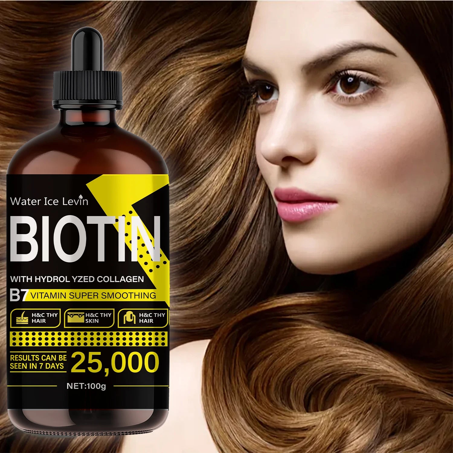 Biotin Hair Essential Oil - Pure Liquid Vitamins, Care Hair, Rejuvenating Hair - Unisex