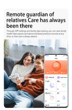 NEW Air Pump Airbag Blood Pressure Accurate Diagnosis Smart Watch ECG Temp Blood Fat Uric Acid Men Three High Monitor Smartwatch