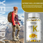 Vitamin K2 MK-7 Supplement - Supports Immune Function, Joint & Heart Health, Superior Absorption, Boosts Energy, Non-GMO