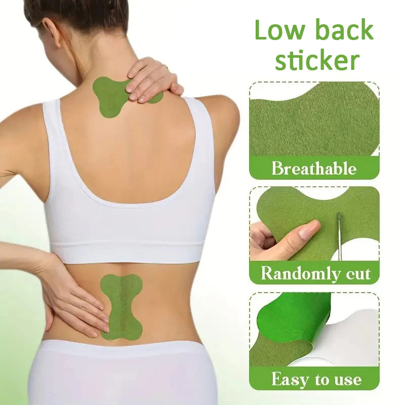 12/36/72PCS Lumbar Vertebra Patch Back Waist Self-heating Paste for Running Yoga Fitness Exercise