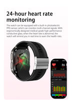 NEW Air Pump Airbag Blood Pressure Accurate Diagnosis Smart Watch ECG Temp Blood Fat Uric Acid Men Three High Monitor Smartwatch