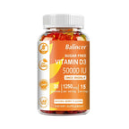 High Potency Vitamin D3 50,000 IU - Immune Support, Bone, Teeth, Heart and Nerve Health, Antioxidant - Gluten-Free, Non-GMO