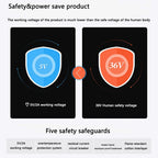 Heating Neck Support- Vibration Massager Hot Compress Relieves Joint Pain Discomfort overuse injury 3-Level Timer USB Port