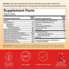 Children's Gummy Vitamins - with Vitamins C, D, B6 and Zinc, Flaxseed Oil Omega 3 To Support Children's Development