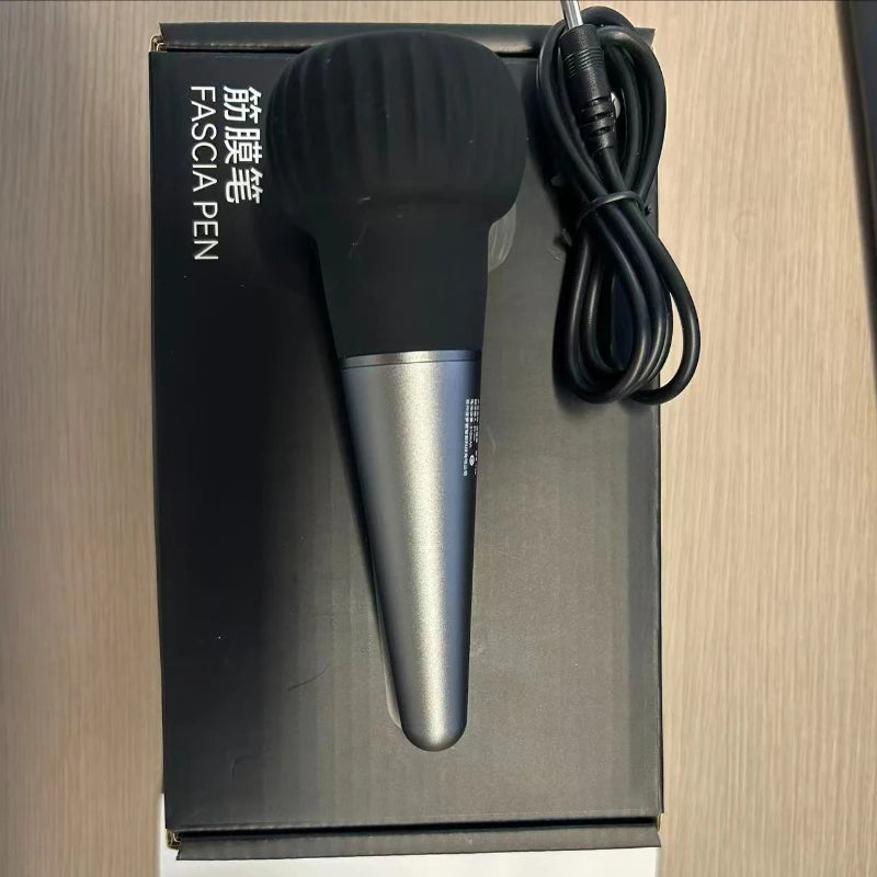 Acupuncture Fascia Pen Deep Tissue Vibration Massager Trigger Point Therapy Stick Reflexology Body Massage Tool for Pain Relief