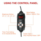 Infrared Light LED Healthcare Waist Red Light Heating Massage Belt Pad Lumbar Back Waist Massage For Back Knee Hands Feet Relief