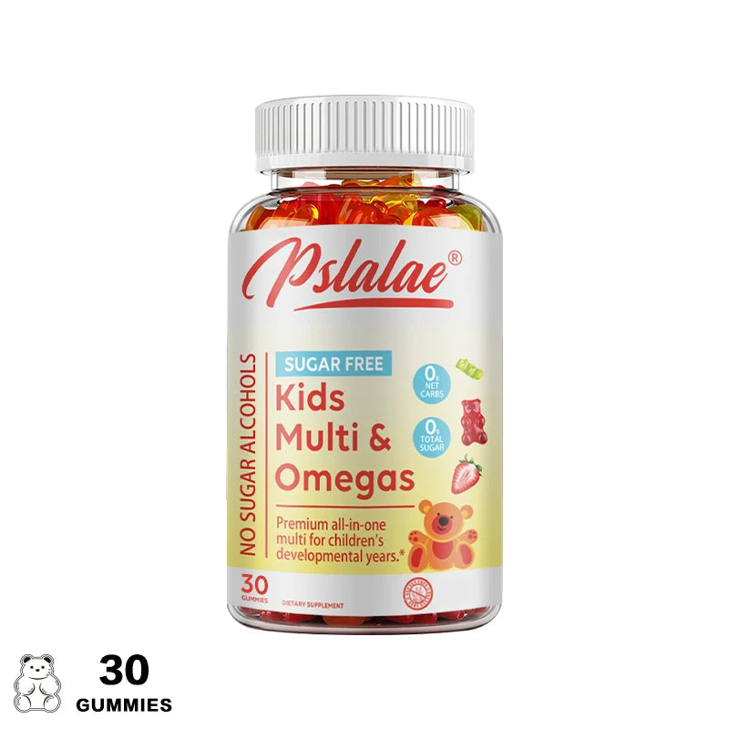 Children's Gummy Vitamins - with Vitamins C, D, B6 and Zinc, Flaxseed Oil Omega 3 To Support Children's Development