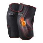 3 Heat Levels Heated Knee Wrap 6 Adjustable Vibrations Joint Pain Relief Heated Knee Brace Arthritis Pain Relief