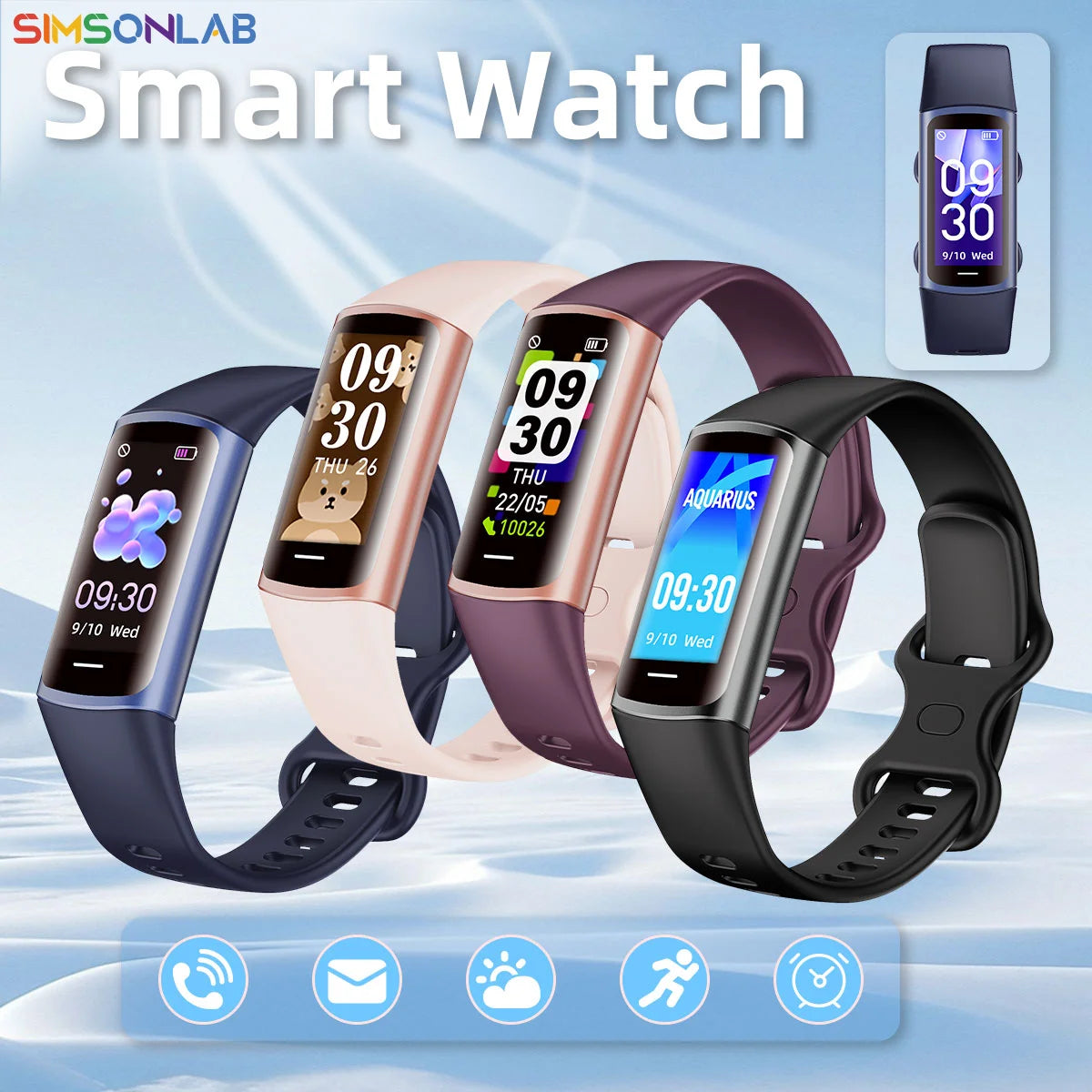 NEW Hot Sale Smartwatch for Android/IOS Phone Health Sleep Monitoring Sport Fitness Tracker Wireless Call Men Women Gift 2025