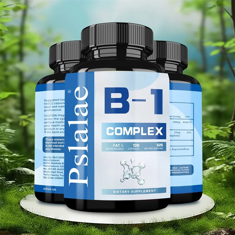 Vitamin B1 Complex - Improves Energy Levels, Boosts Metabolism, Support Digestive System, Bone and Joint, Immune System